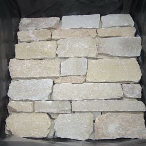 Krem Limestone Splitt Stone