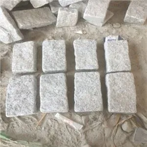 G603 Tumbled Cubestone Blokk Asfaltering Granitt